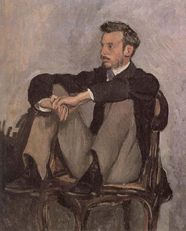 Frederic Bazille Portrait of Renoir oil painting picture